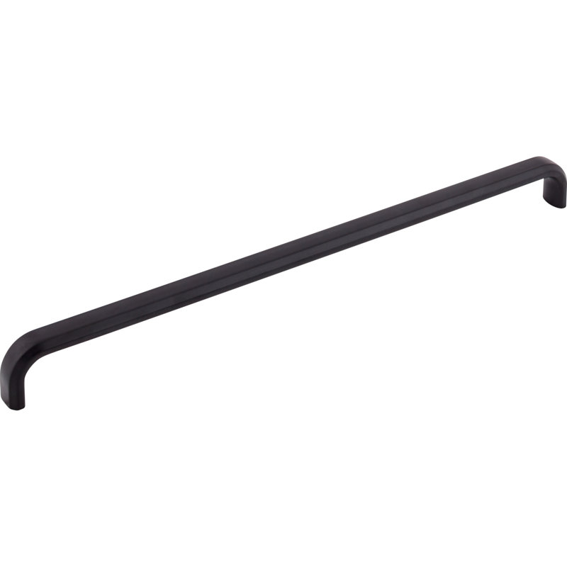 Telfair Bar Cabinet Pull, Flat Black, 12" Center to Center
