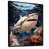 Black Floater Framed