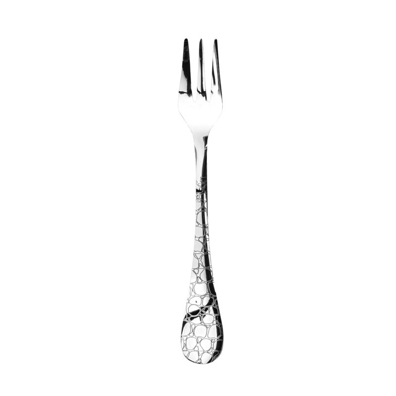 Coccodrillo Stainless Steel Salad / Dessert Fork, Silver