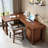 Rectangular Solid Wood desks-111621477-111621480-111621484