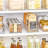 iDesign Plastic Stackable Pantry Bin with Handles - Set of 2 - Clear