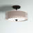 Glass Semi Flush Mount
