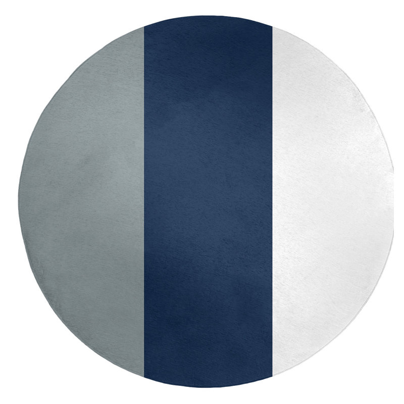 Chenille Indoor Rug, Round 5'