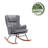 Kaylan Velvet Accent Chair-1493868867