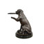 Bronze bronze tenant un plateau