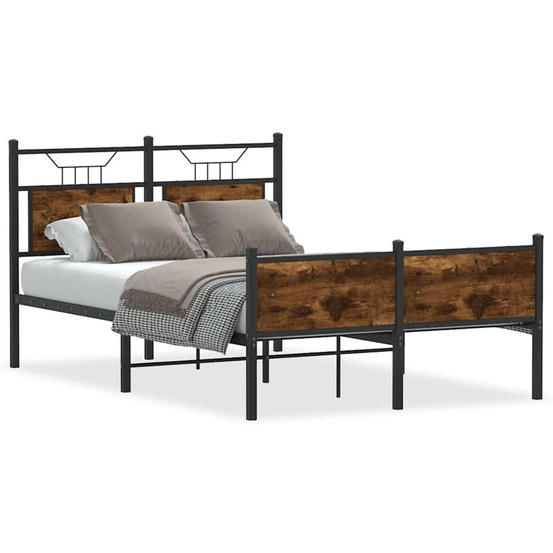 Bed Frame, Small Double (4'), Sonoma Oak