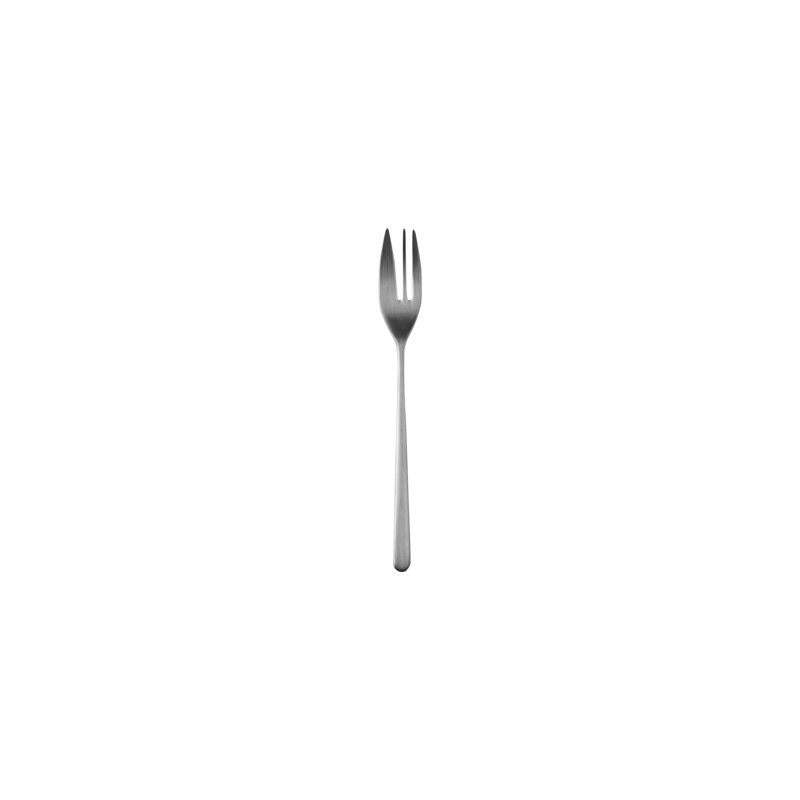 Linea Cake Fork - 12 Pieces, Ice