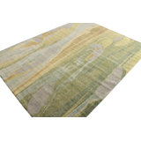 Distressed Homage Hand Knotted Wool Area Rug