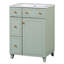 Ensemble de meuble-lavabo simple 24 po avec plateau en céramique Tasnim-514396161