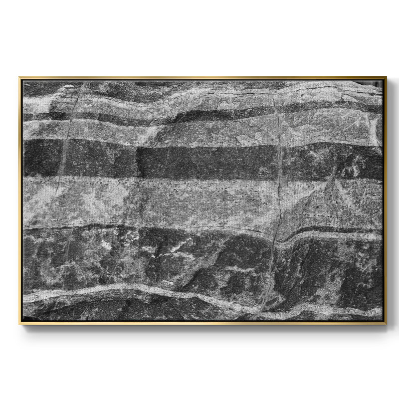 Found Foundures - Toile encadrée de qualité supérieure - prête à être accrochée, H 27 po x l 41 po x P 2 po