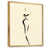 Cadre flottant doré