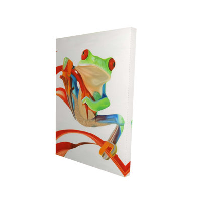 frog - Bathroom Animals Canvas for Home Decor