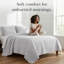Ensemble de courtepointe réversible surdimensionnée et légère avec taies décoratives Southshore Fine Linens-40261343-40290533