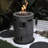 Outdoor Gas Burner, 32000 , 20 Inch Round With Cover Heating Fire Pit,