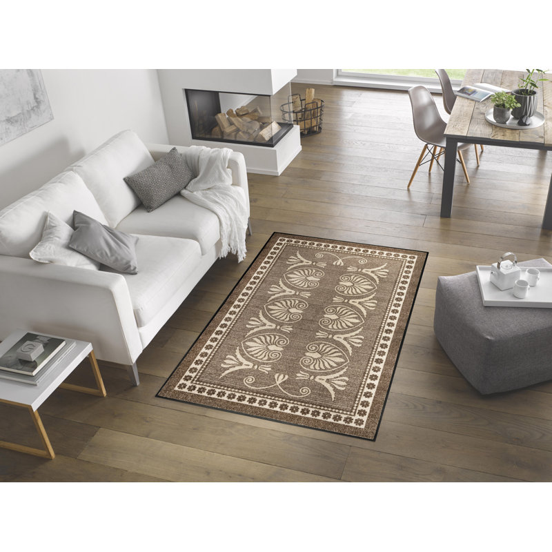 Ornamentalli Non-Slip Floral Indoor / Outdoor Doormat, Rectangular 115 x 175cm