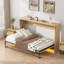 Lit escamotable simple TG avec lumières DEL - Armoire-lit pliable peu encombrante