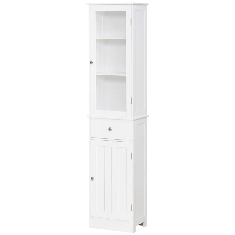 Grande armoire de rangement peu encombrante avec conception anti-basculement sécurisée