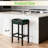 Bar Stools Set Of 2, 24 Inch Backless Counter Height Bar Stools With Soft Leather Seat, 400 Lb Heavy Duty Padded Saddle Barstool Chair For Modern Kitchen Island Counter-375849205-382539224