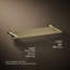 Hotelier Wall Mounted Towel Rack-1824362112