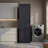 Storage Cabinet Manika, Laundry, Black