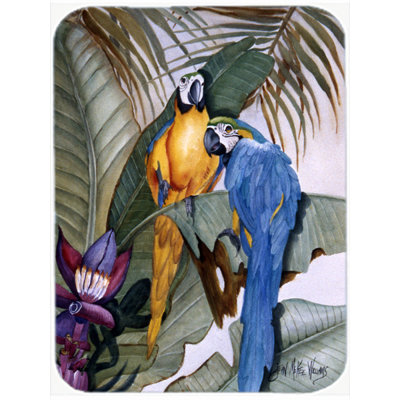 Engelman Bay Isle Home Parrots Glass Cutting Board