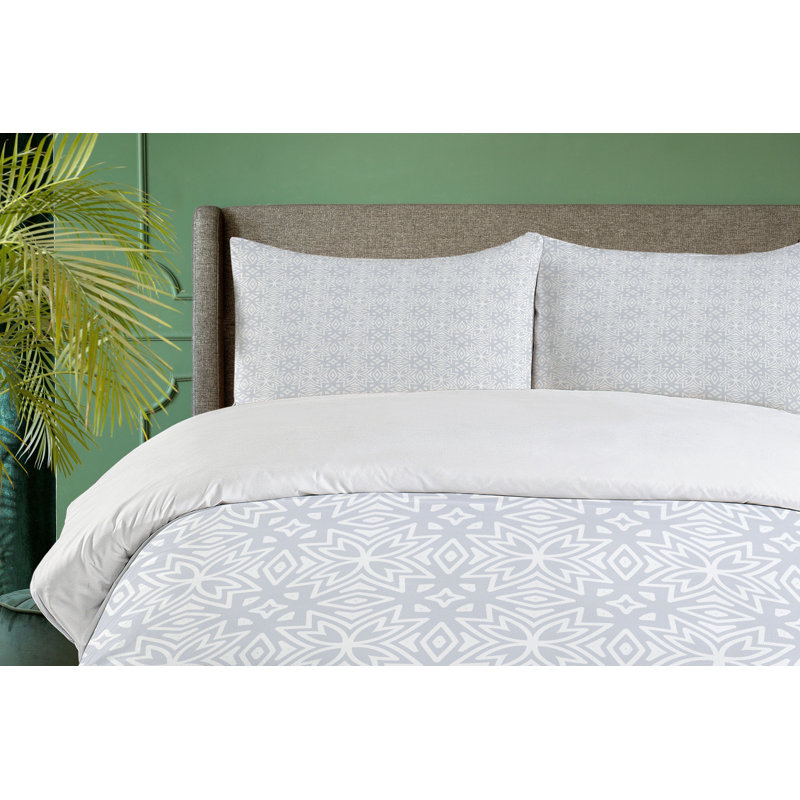 Eclectic Geometric Shapes Duvet Cover