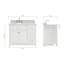 Ensemble de meuble-lavabo simple 43 po Aberdeenshire-85363969-137993437-137993440