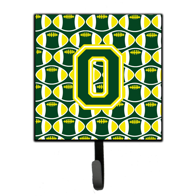 Porte-clés mural avec crochets pour clés Duanne, Vert / Jaune