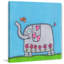 'Elephant With Bu' Print on Wrapped Canvas-17547621