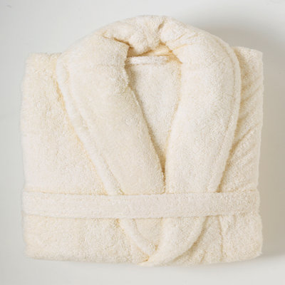 Deidrich 100% Egyptian-Quality Cotton Adult Above Knee Bathrobe with Pockets