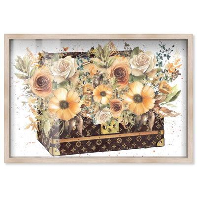 Doll Memories - Golden Memories Shadowbox Print Illustration de mode par Art Remedy