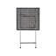 BORMIO Square Metal Folding Outdoor Bar Table , 60cm cm W 60cm cm D