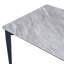 Table à estamper en pierre frittée à pieds noirs, convient à 6 à 8 tables de lecture avec pieds, spacieuse pour