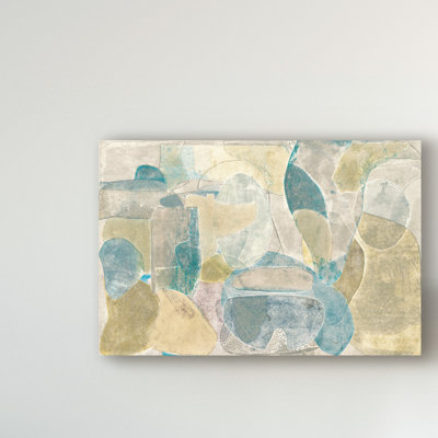 « sea glass ii », reproduction de peinture à l’acrylique sur toile tendue