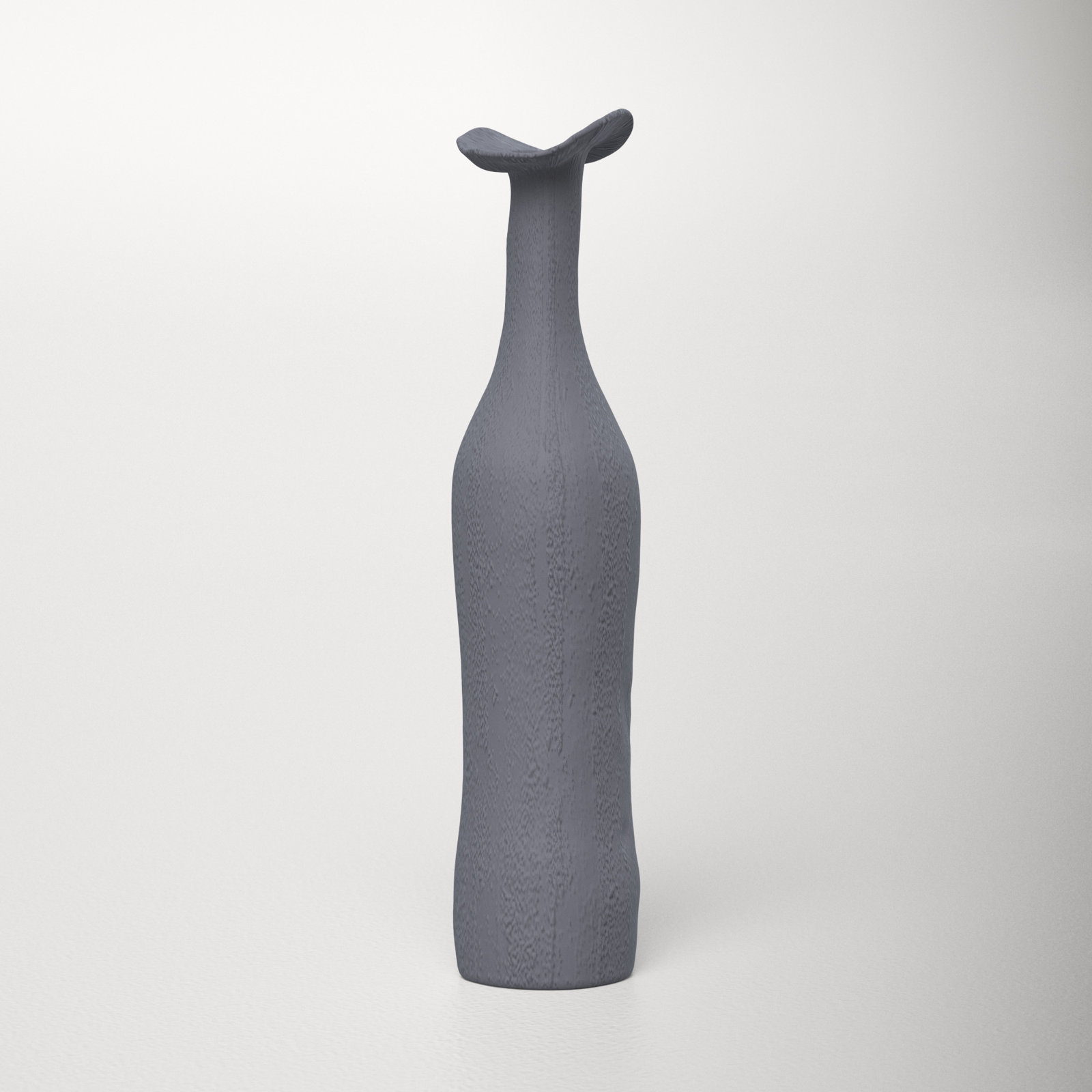 Paso Handmade Ceramic Table Vase, Blue, 13.19" H x 3.07" W x 3.07" D