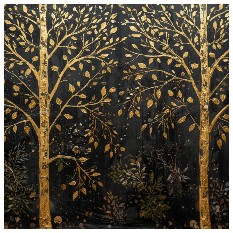 Coussins Golden Trees, 26 po x 26 po
