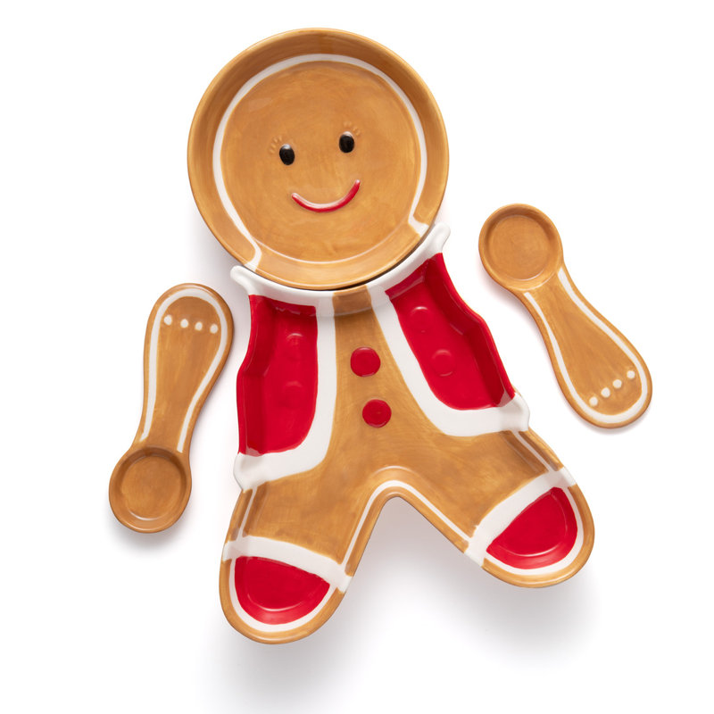Ensemble de service Gingerbread Man