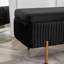Banc de rangement rembourré en velours Miajah-251652326