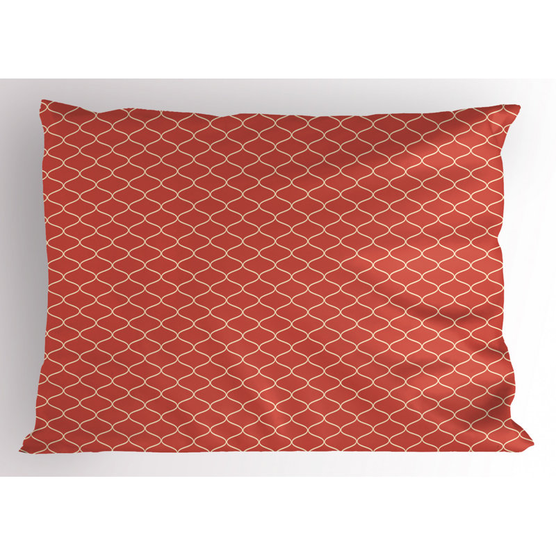 Polyester Geometric Sham Set, Queen