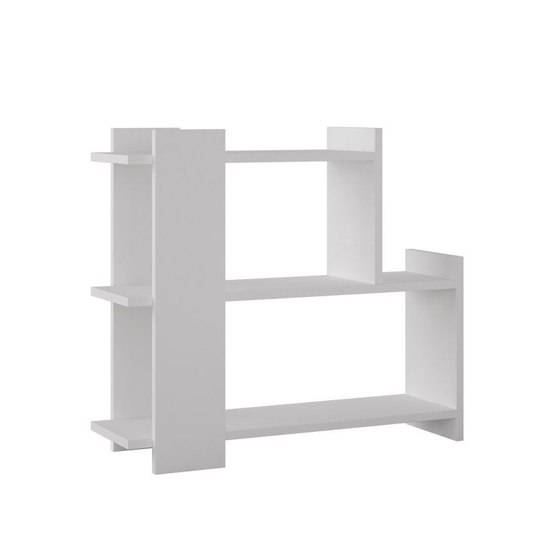 Cayuta Floor Shelf End Table, White