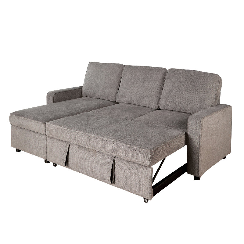 Kingston Upholstered L-shaped Sofa Bed & Chaise