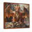  «Orange Beige Dragons Mythical Creature - décoration murale Mythical Creatures-106124276-136105023