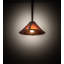 Luminaire suspendu conique en bronze à 1 lumière Tonysha