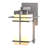 Tourou 11.4" H Outdoor Armed Sconce-94886892-94886893