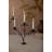  Forged-Iron Triple Candle Candelabras Set of 2, 24" H