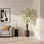 Faux Cherry Blossom Tree Plant in Fiberstone-1470986133
