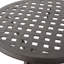 Table d'appoint d'extérieur en fonte d'aluminium 19 po