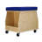 Birch Mobile Teacher Stool - Natural/Blue