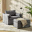 Armchair with Footstool-444136711