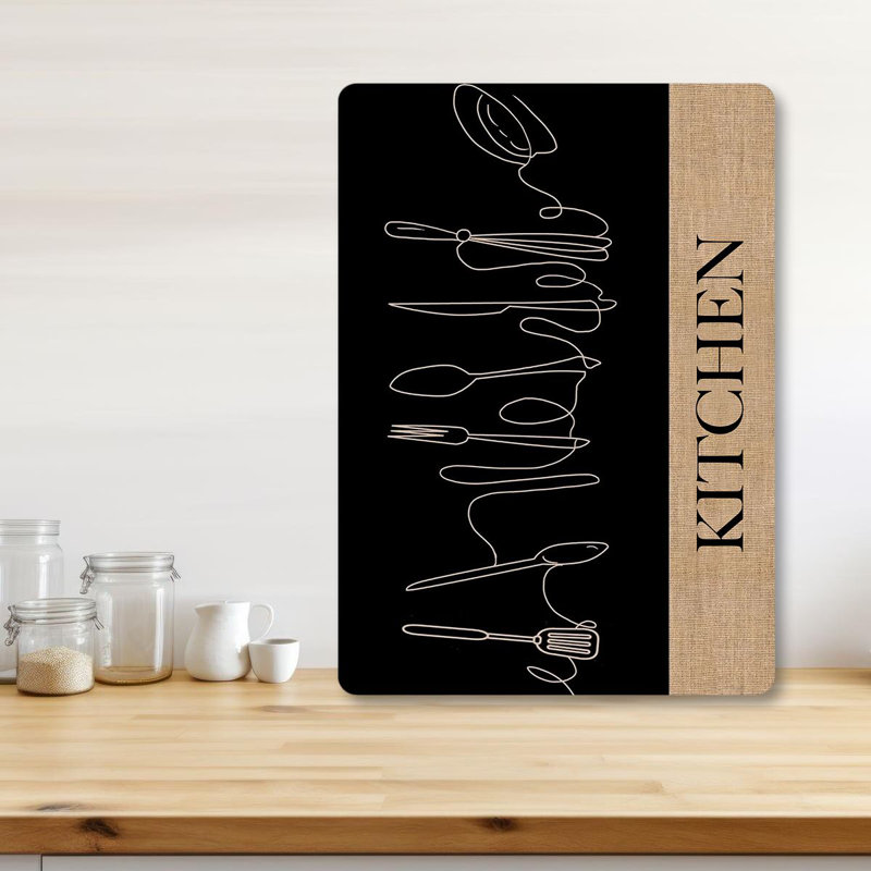 Planche à découper en verre trempé de qualité supérieure 11,8 po x 15,7 po Flourish | Pieds en silicone antibactériens, faciles à nettoyer et antidérapants | 100% verre durable, épaisseur: 0,16 pouce | Idéal pour la préparation de la cuisine, une solution de cuisson sécuritaire et élégante